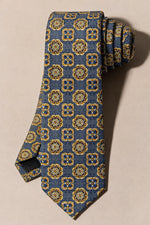 Gravata Masculina Estilo Seda Slim Geométrica