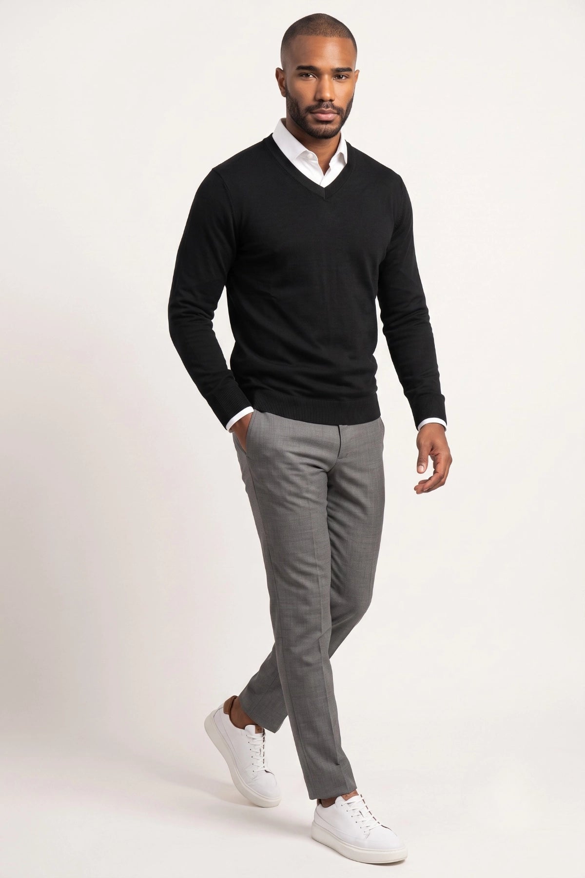 Suéter Masculino Gola V