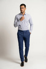 Camisa Social Masculina Xadrez Fino Tradicional