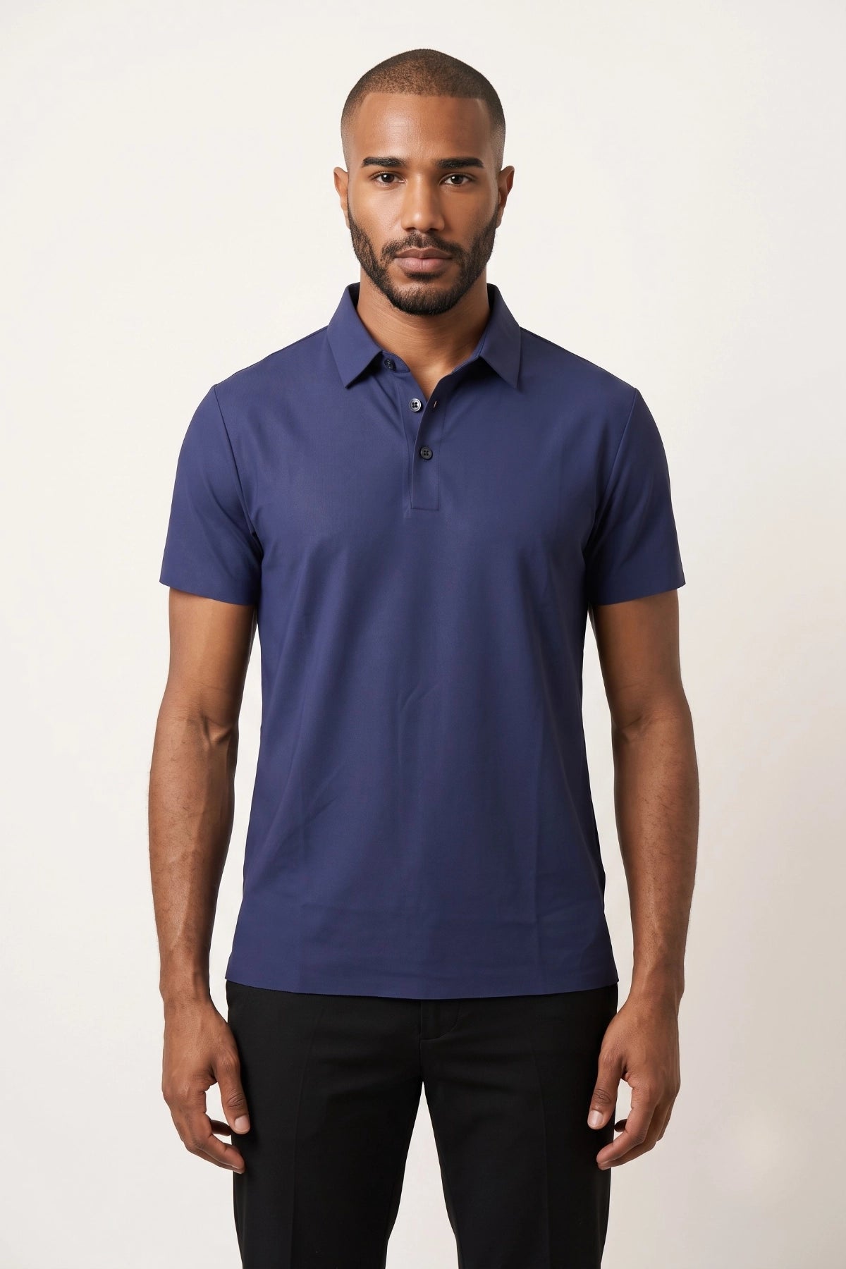 Camisa Polo Masculina Tech Slim com Elastano