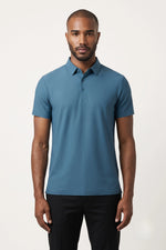 Camisa Polo Masculina Tech Slim com Elastano