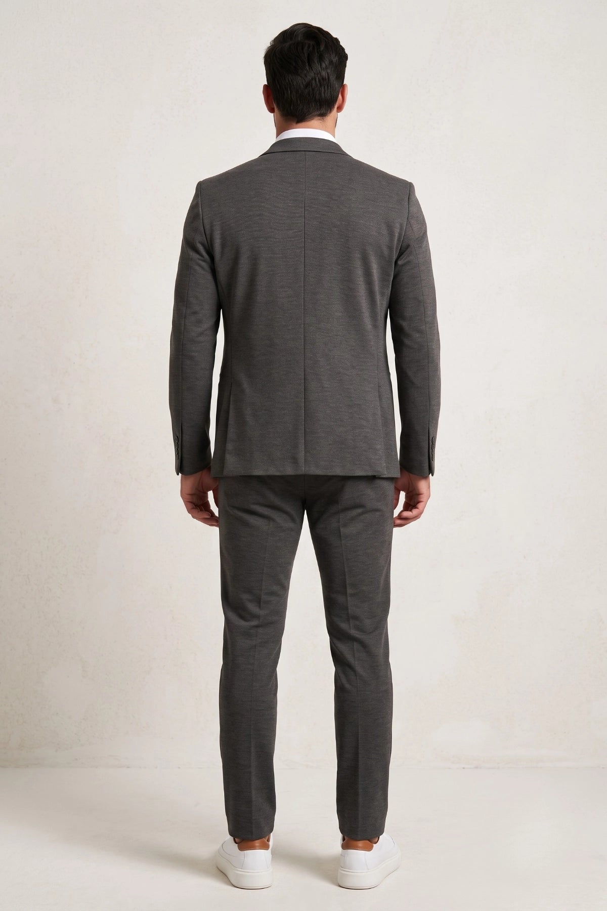 Terno Masculino Slim em Malha de Alfaiataria com Elastano