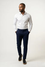 Camisa Social Masculina Algodão Fio 80 Texturizada