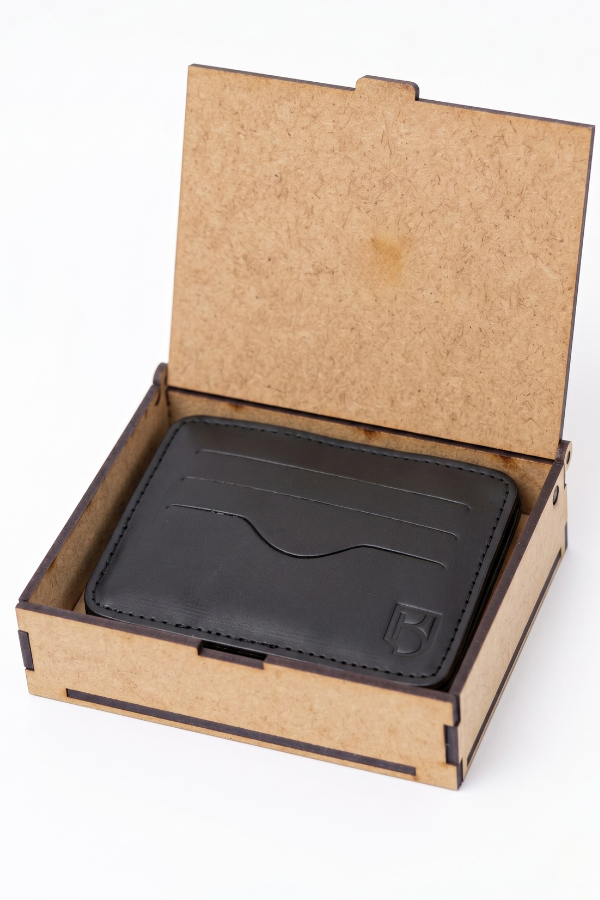Carteira Masculina Mágica RFID em Couro Legítimo