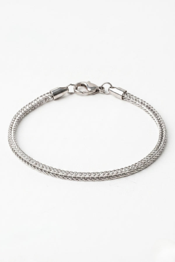 Pulseira Masculina Snake em Aço Inoxidável 316L