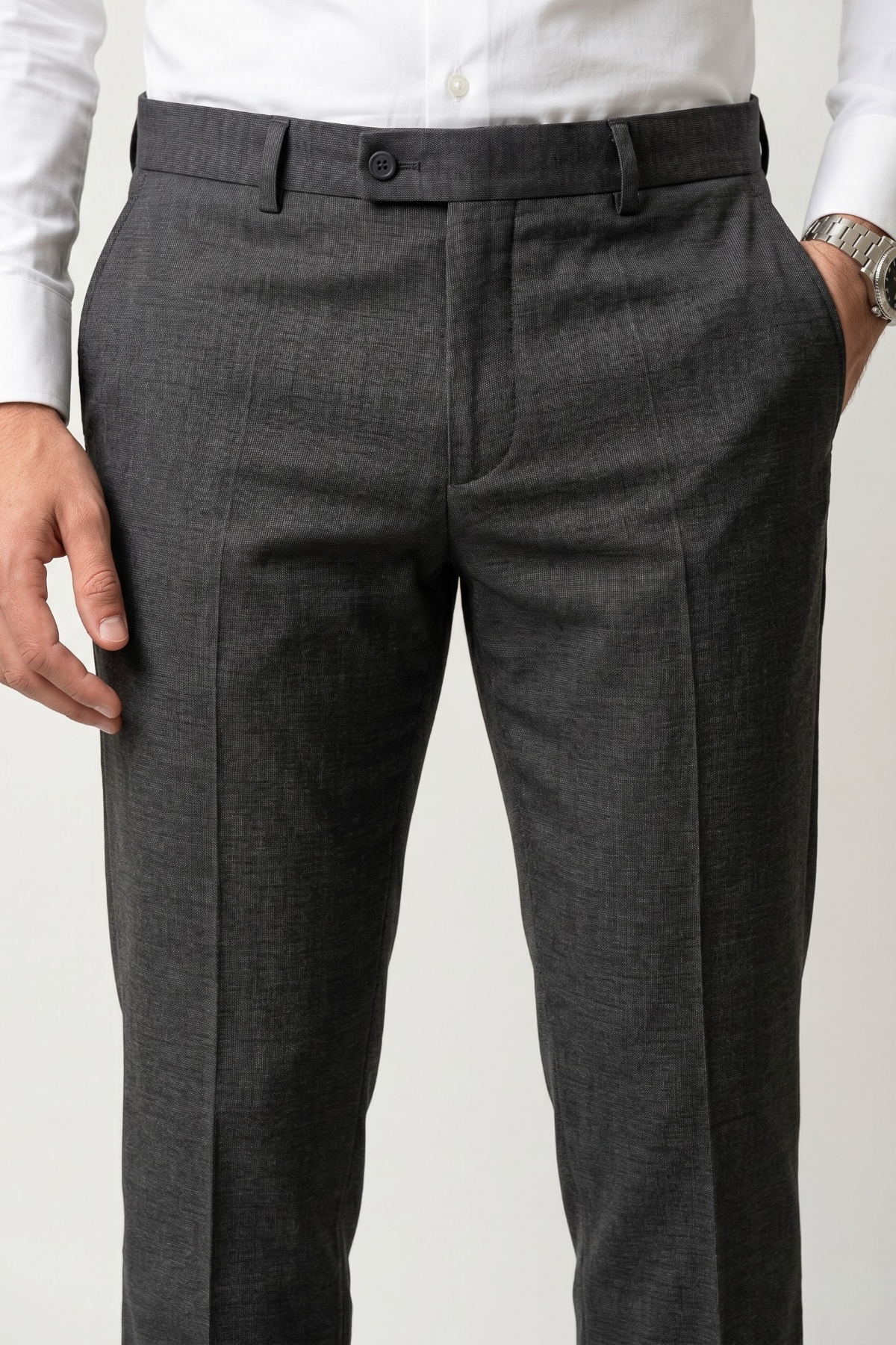 Calça Social Masculina Slim com Elastano