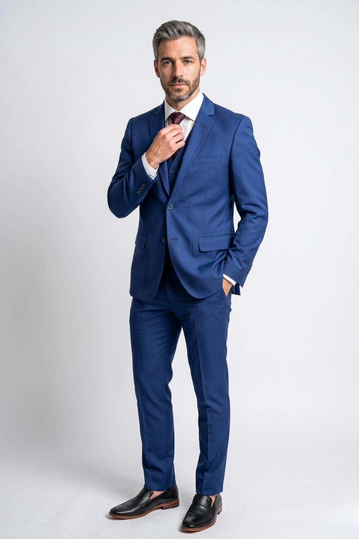 Terno Masculino Poliviscose Slim Capri