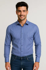 Camisa Social Slim Premium Quadriculada