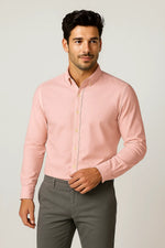 Camisa Social Masculina Slim em Oxford Modal Premium