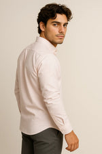 Camisa Social Slim Fit em Algodão Premium