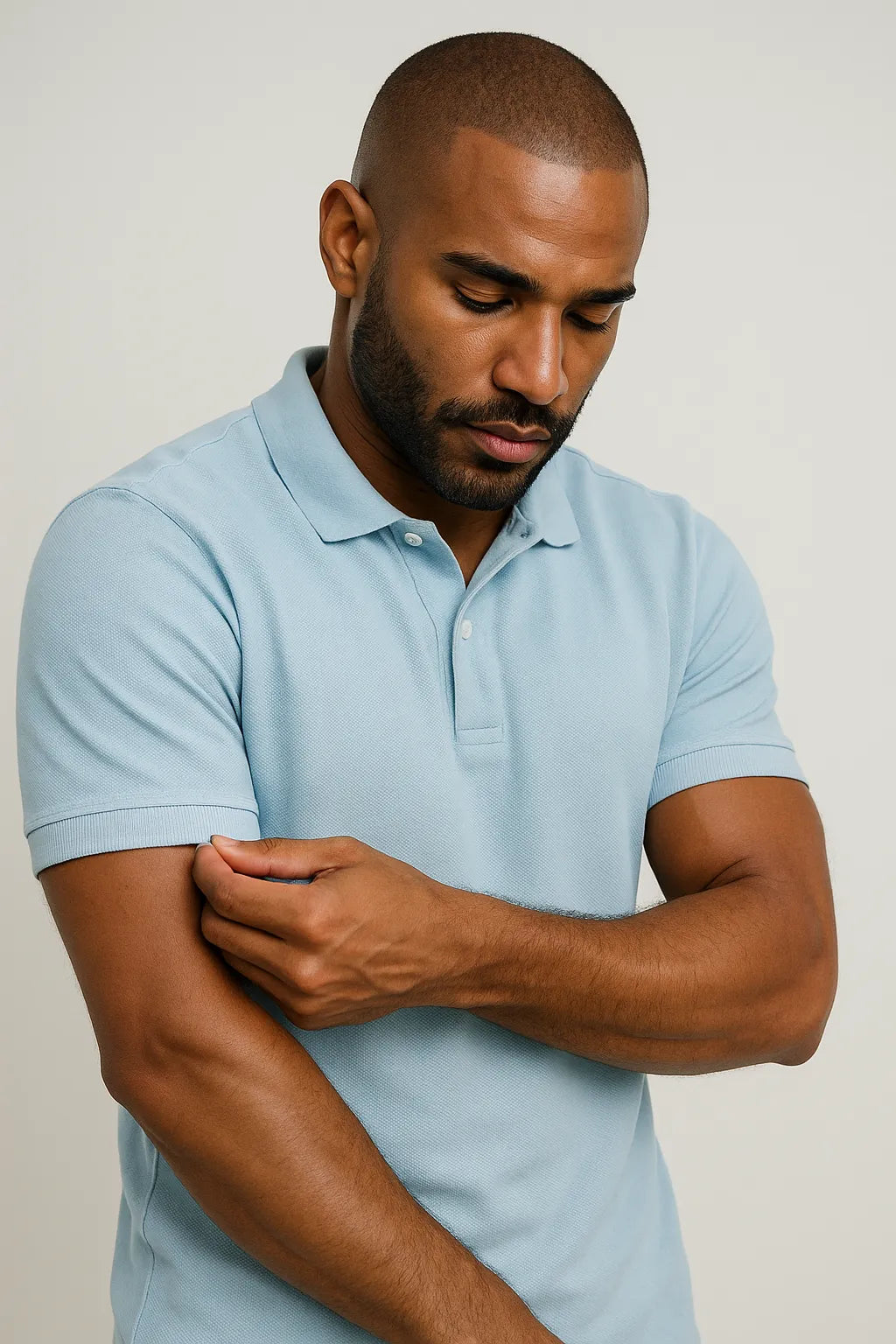 Camisa Polo Slim em Algodão Piquet com Elastano