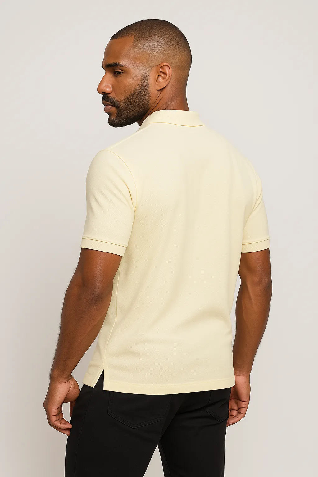 Camisa Polo Slim em Algodão Piquet com Elastano