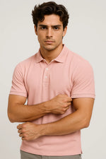 Camisa Polo Slim em Algodão Piquet com Elastano