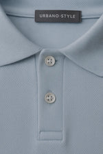 Camisa Polo Slim em Algodão Piquet com Elastano