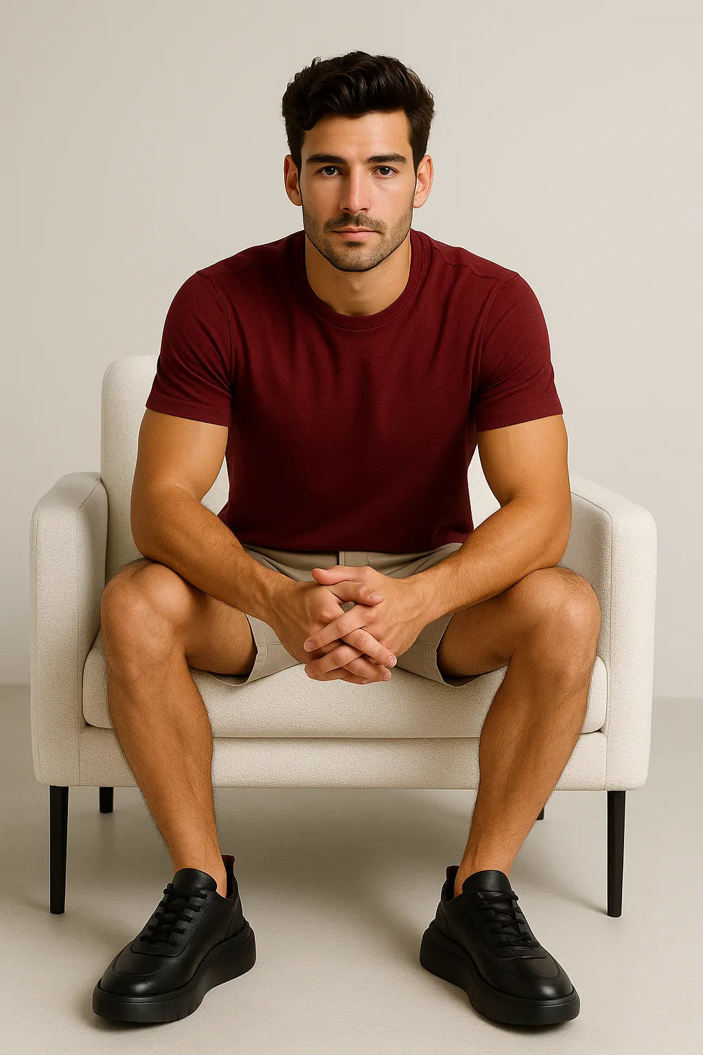 Camiseta Premium em Algodão Egípcio com Elastano