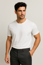 Camiseta Premium em Algodão Egípcio com Elastano