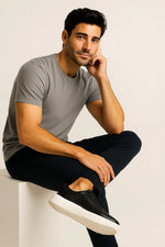 Camiseta Premium em Algodão Egípcio com Elastano Verão 2025