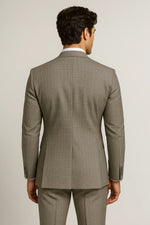 Terno Masculino Príncipe de Gales em Poliviscose Premium – 3 Peças