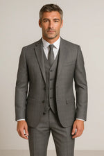 Terno Masculino Príncipe de Gales em Poliviscose Premium – 3 Peças