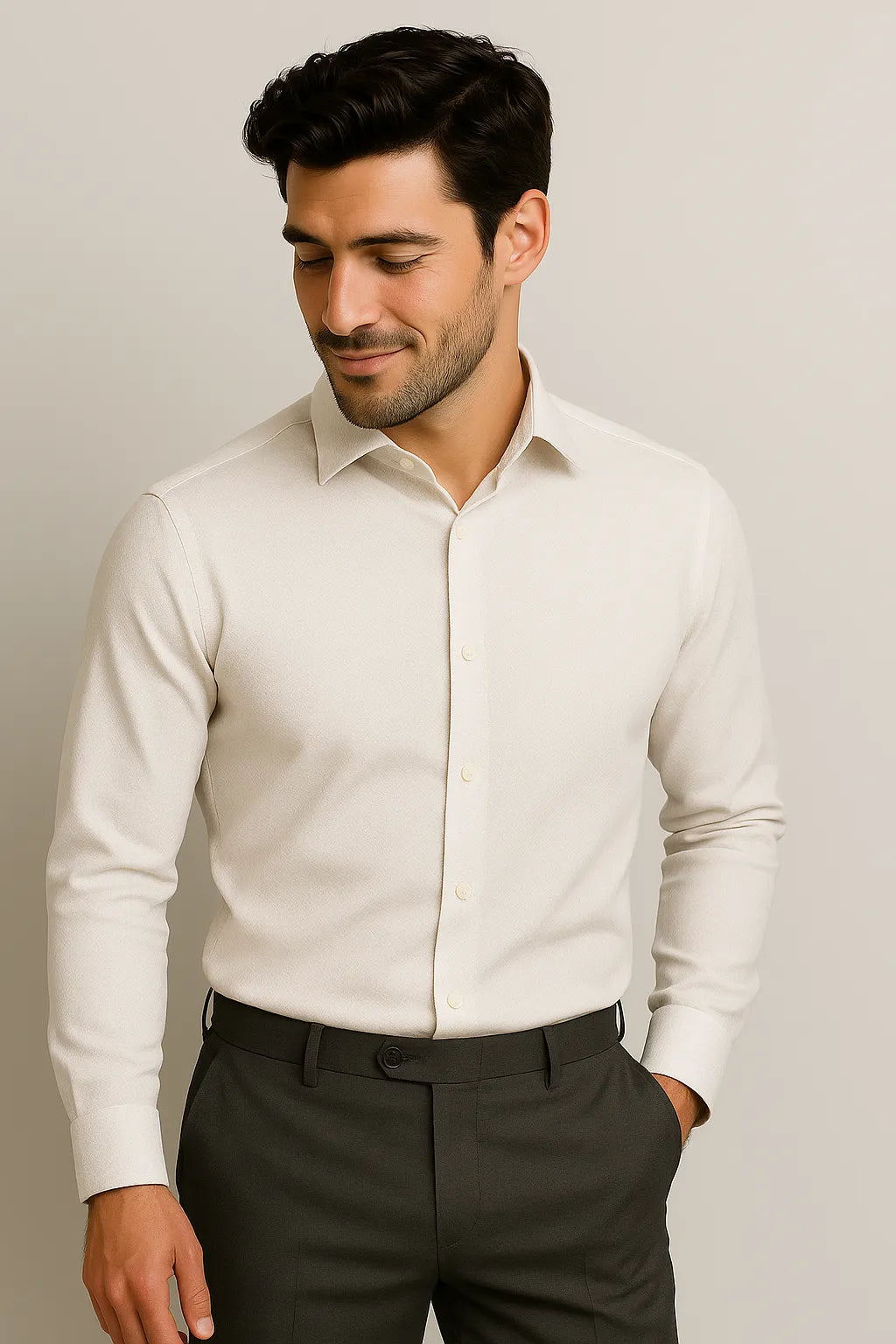 Camisa Social Slim Premium Texturizada