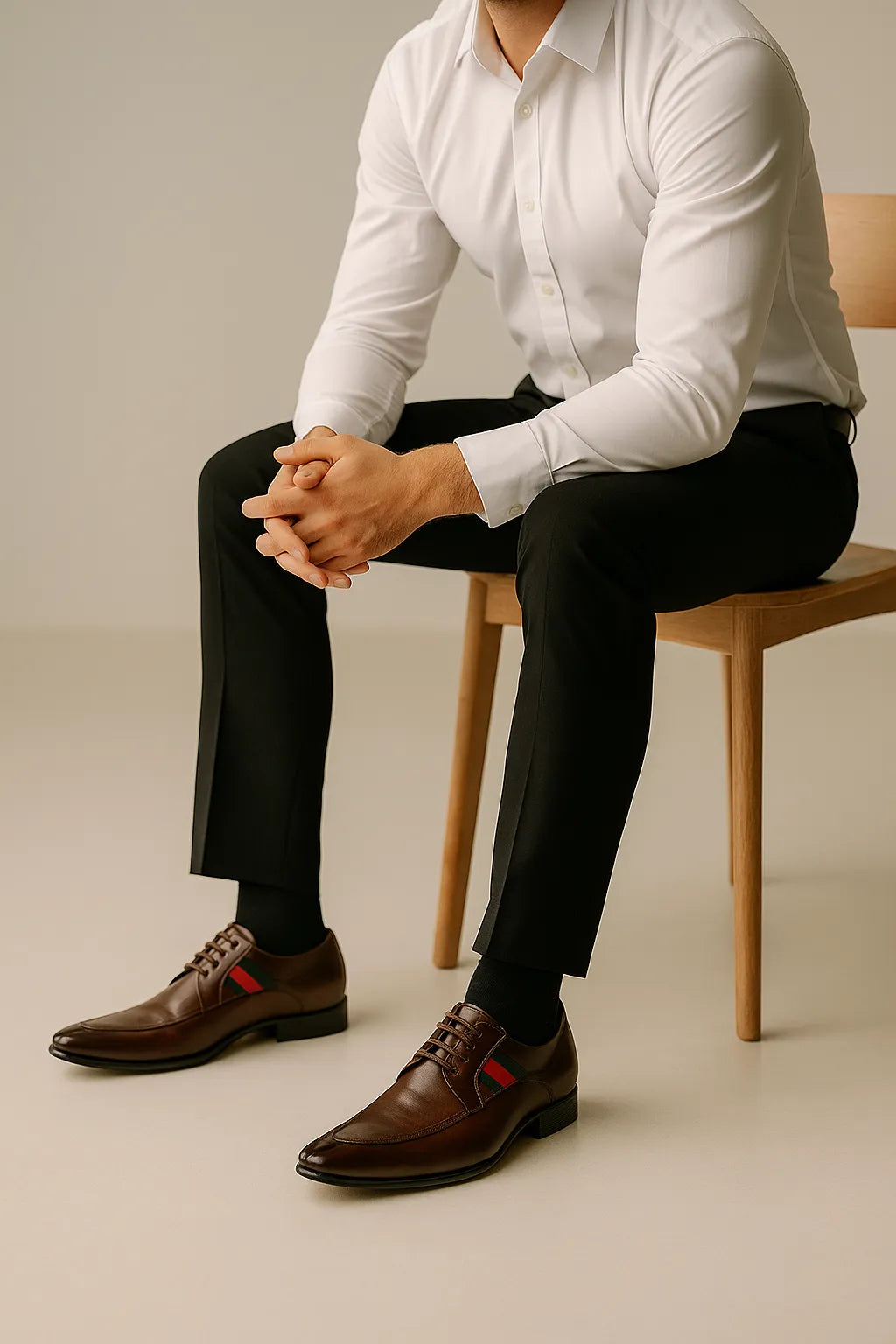 Sapato Social Derby Couro Legítimo Premium