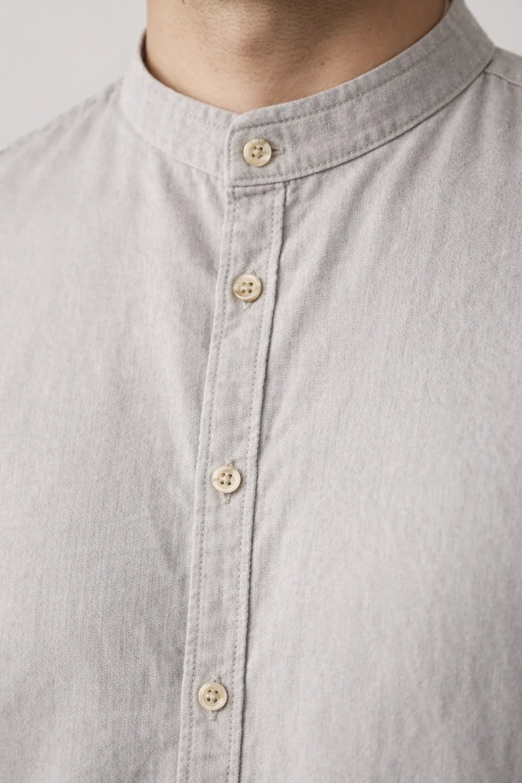 Camisa Sarja Estonada com Gola Padre MC