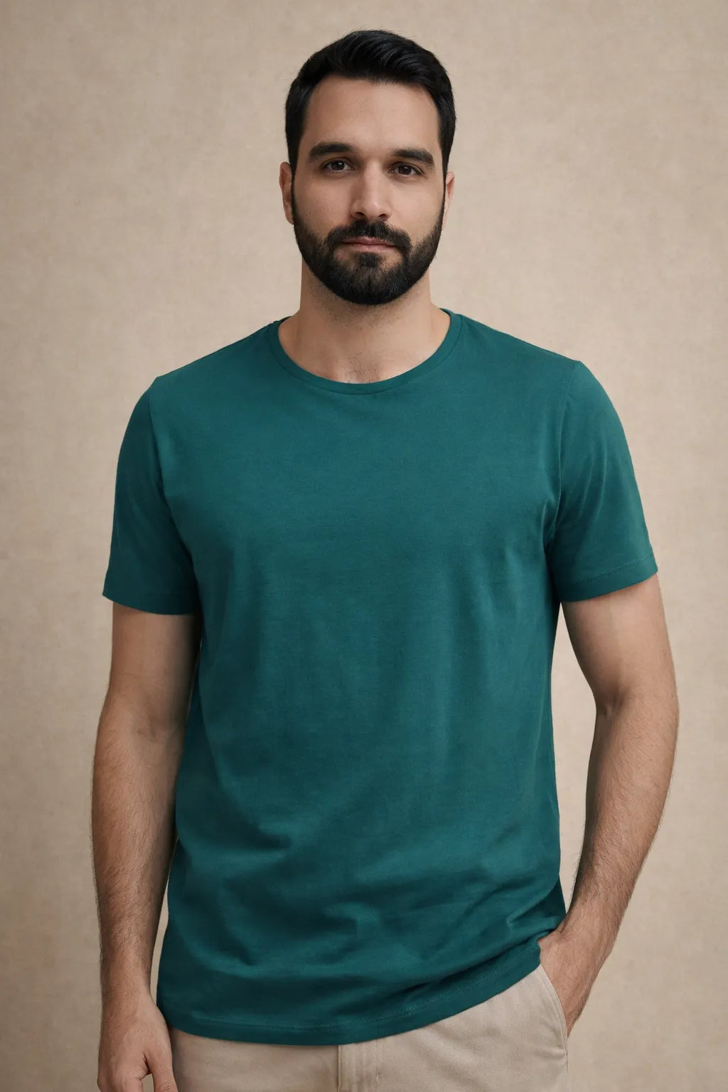 Camiseta Premium em Algodão Egípcio com Elastano