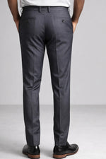 Calça Social Masculina em Poliéster com Elastano