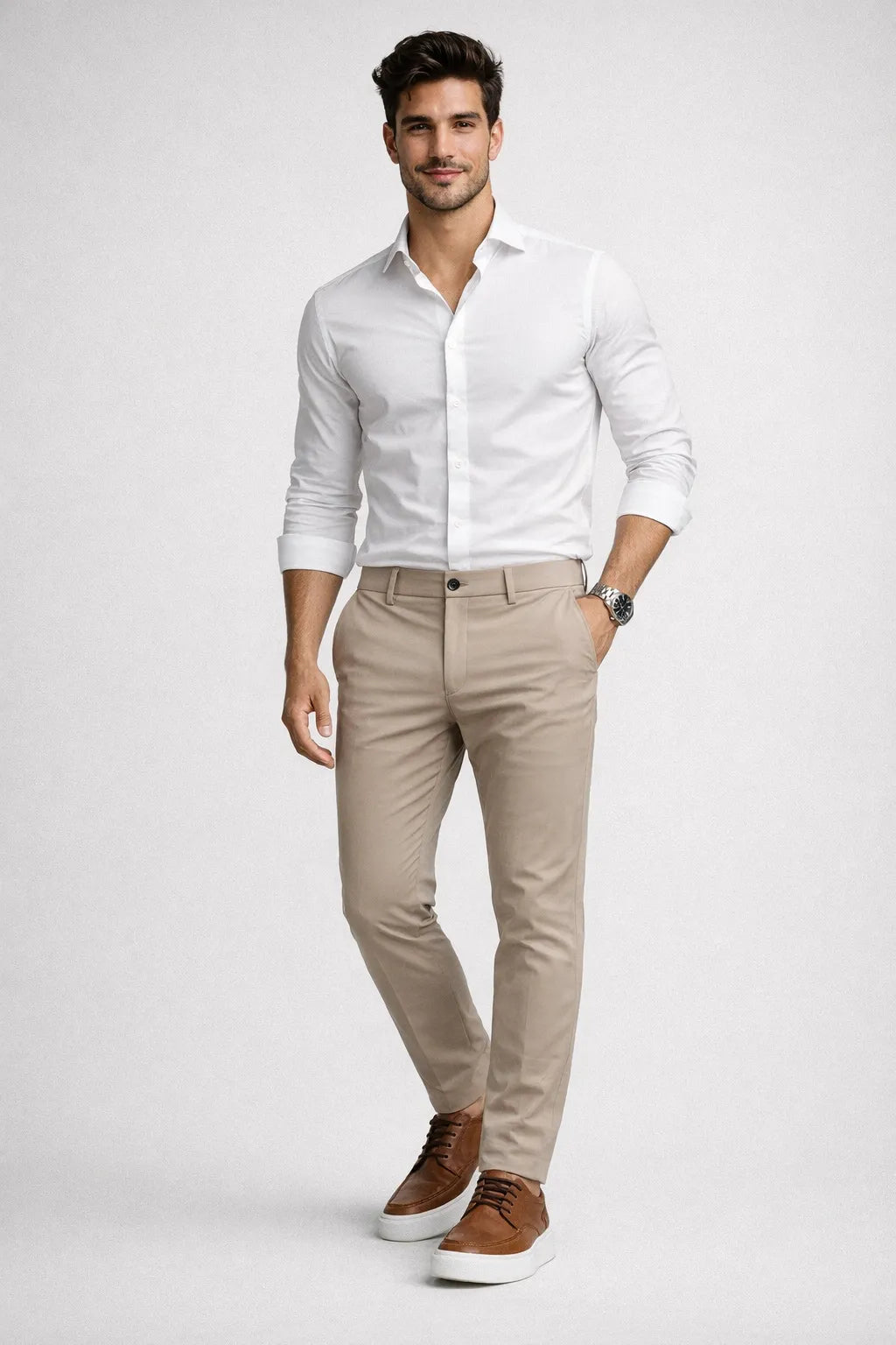 Calça Social Tech Light Masculina com Elastano