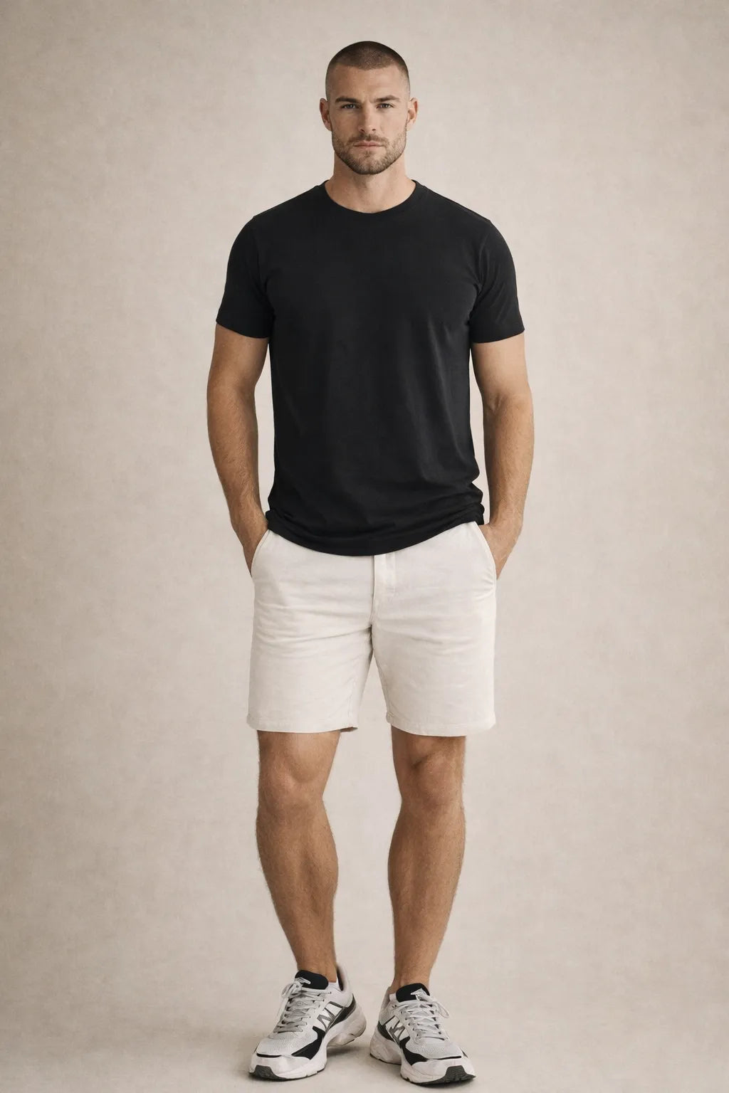 Camiseta Masculina Gola Redonda em Algodão Clássica