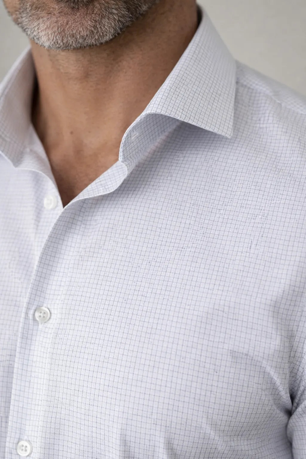 Camisa Social Slim Fit em Algodão Egípcio