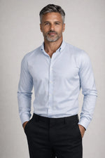 Camisa Social Masculina Slim em Oxford Modal