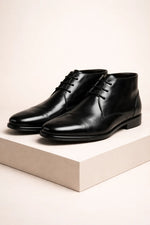 Sapato Bota Social Verona em Couro Premium com Forro de Couro