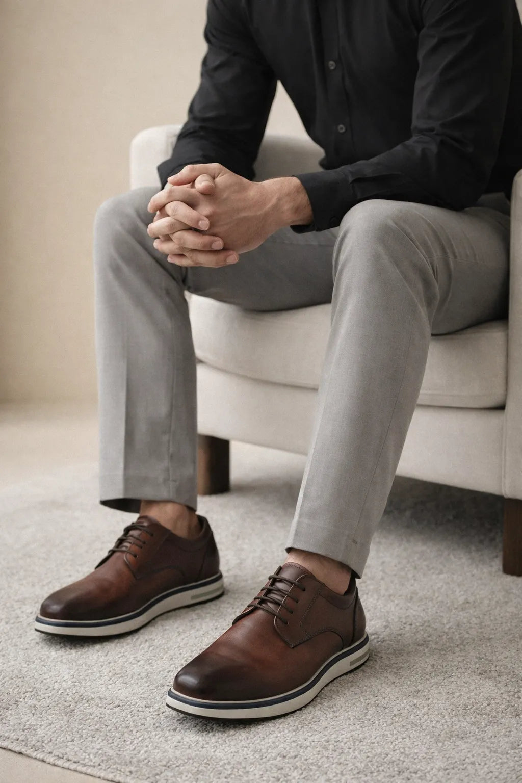 Sapato Casual Masculino Vicenza em Couro Bovino