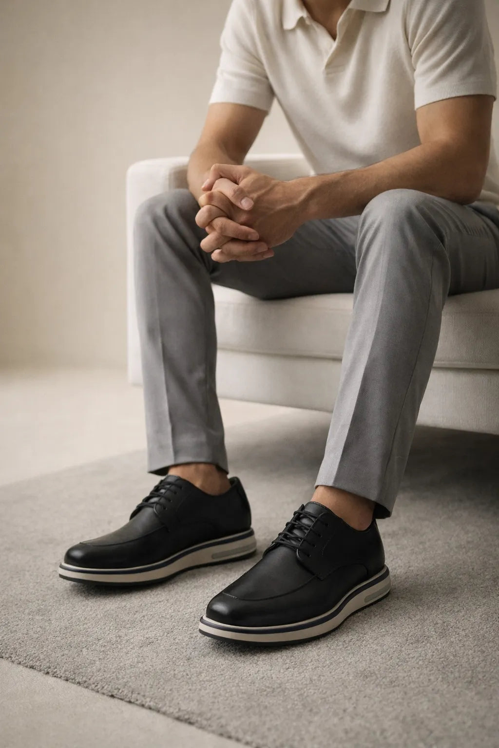 Sapato Casual Masculino Milano em Couro Legítimo