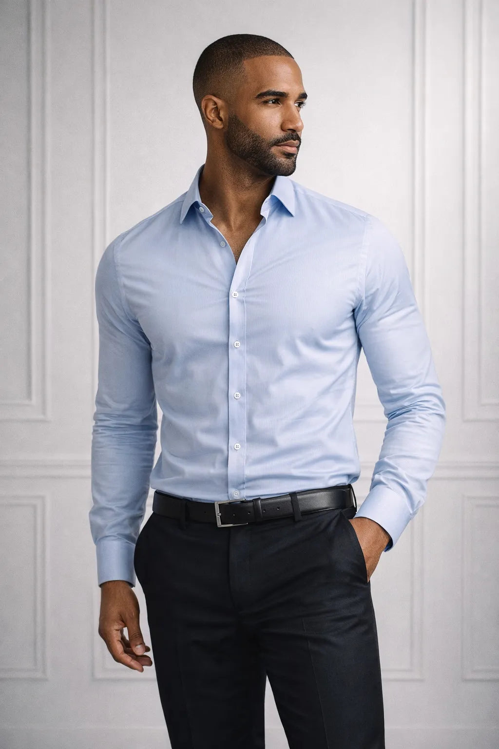 Camisa Social Slim Fit Bambu com Elastano