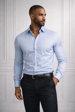 Camisa Social Slim Fit Bambu com Elastano