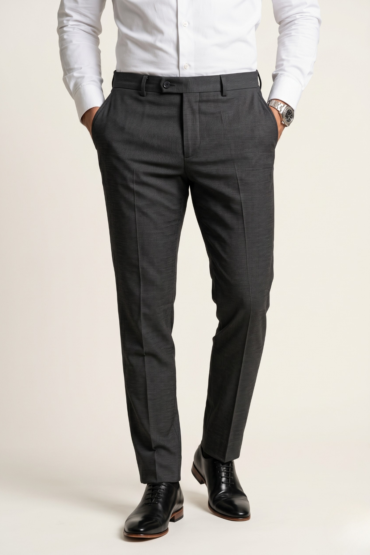 Calça Social Masculina Slim com Elastano