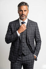 Terno Masculino Poliviscose Slim Xadrez Bellagio