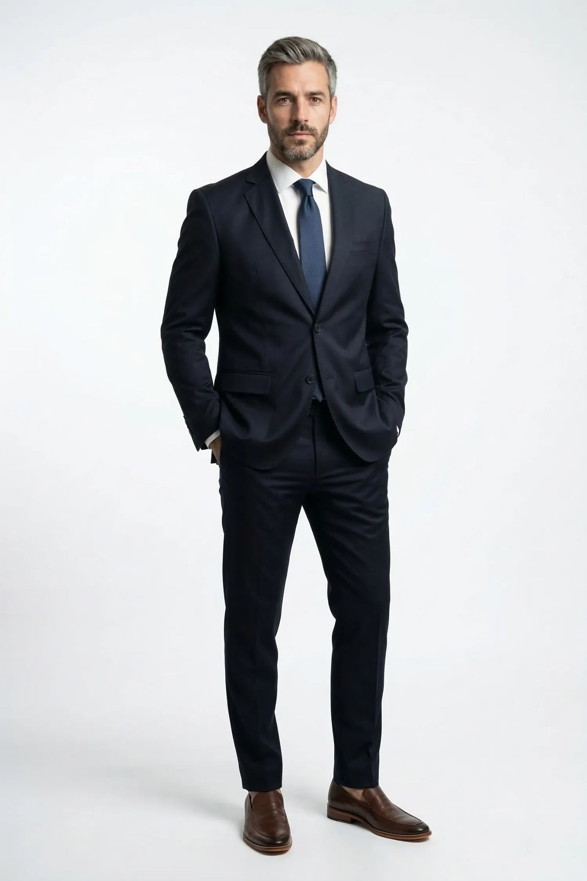 Terno Masculino Napoli Poliviscose Semi Slim