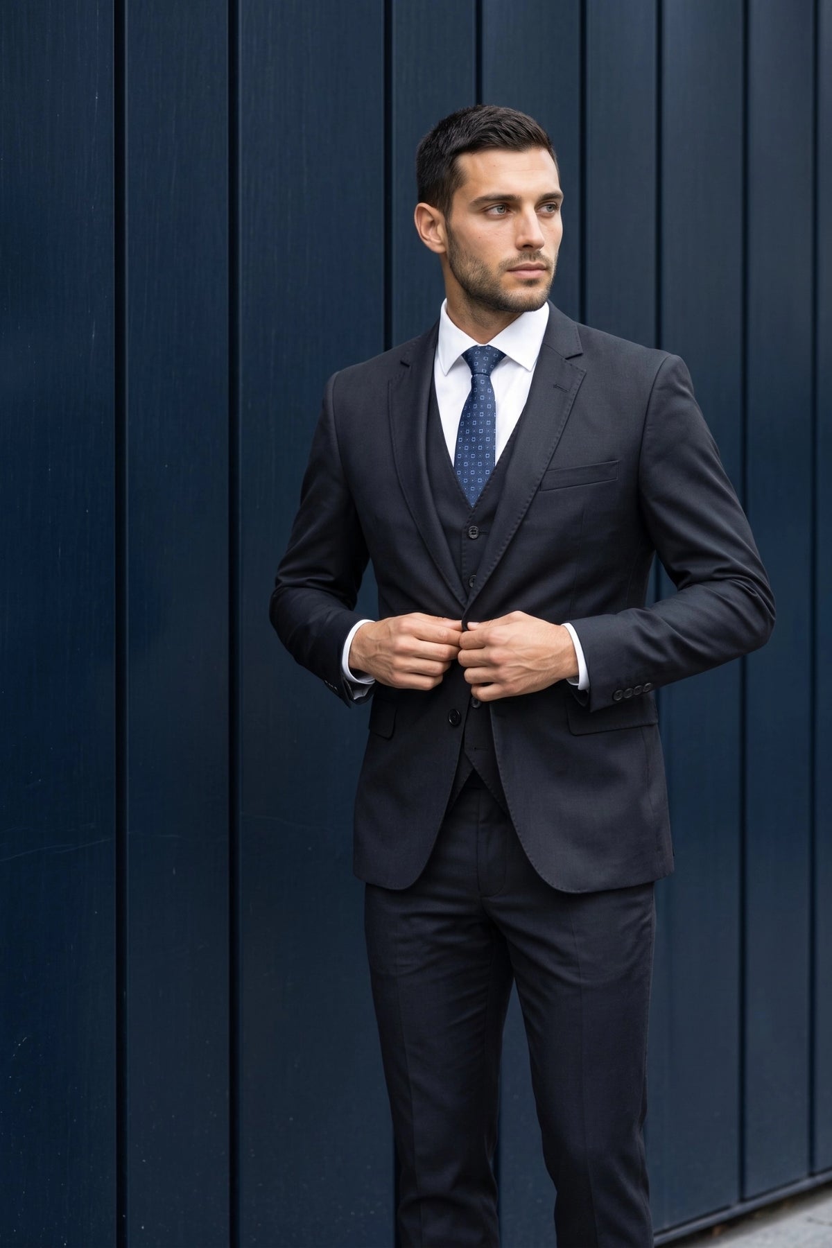 Terno Masculino Poliviscose Slim Vittorio