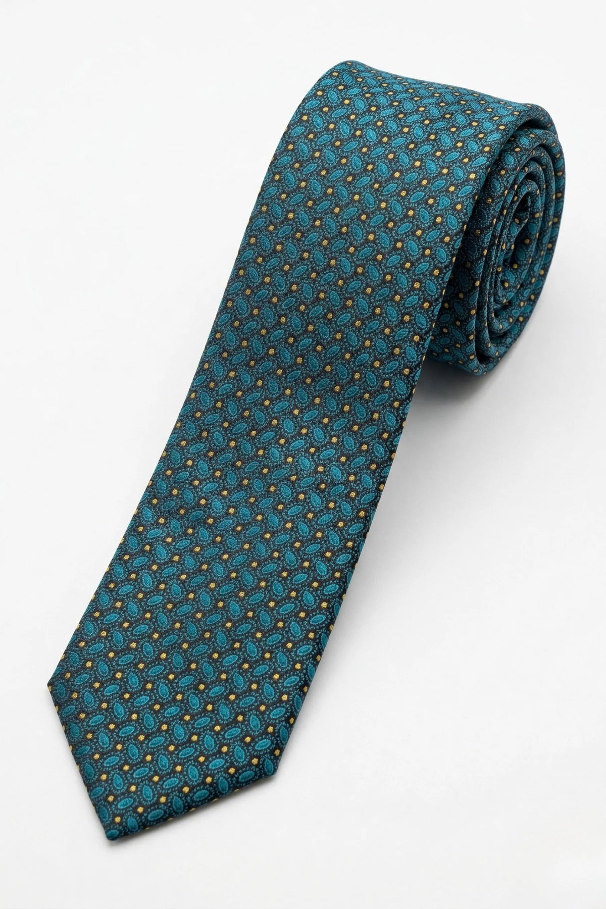 Gravata Masculina Slim Estilo Seda 2400 Fios