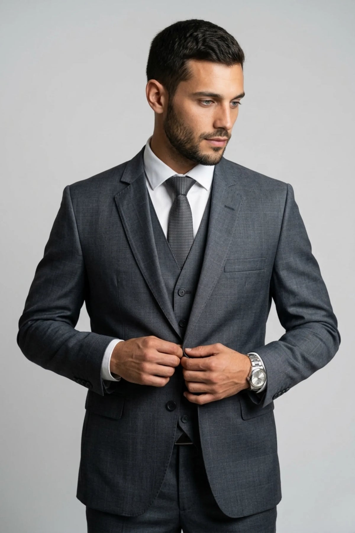 Terno Masculino Poliviscose Príncipe de Gales Windsor