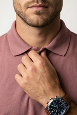 Camisa Polo em Algodão Pima com Elastano