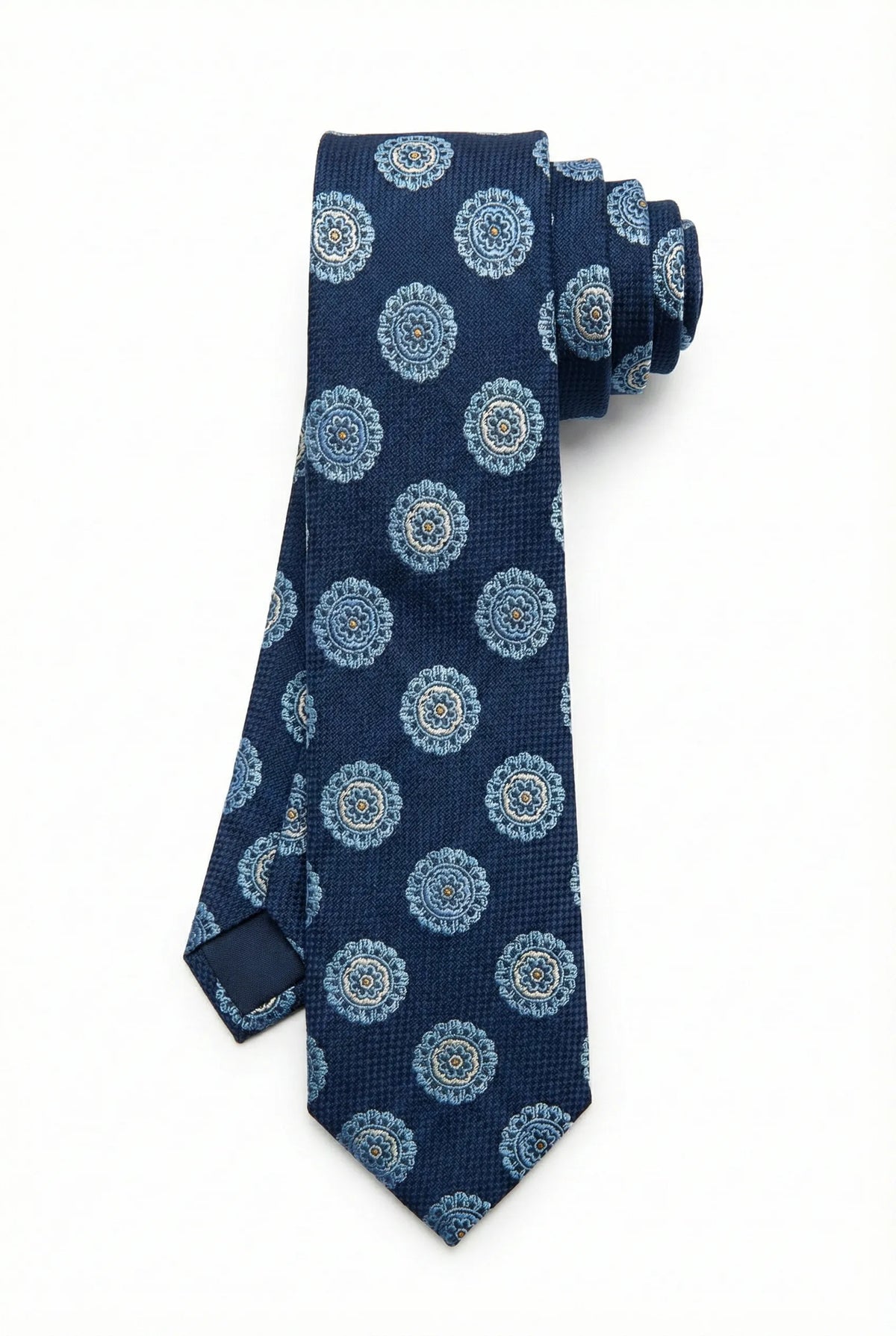 Gravata Masculina Estilo Seda Semi Slim Floral