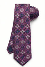 Gravata Masculina Estilo Seda Semi Slim Floral