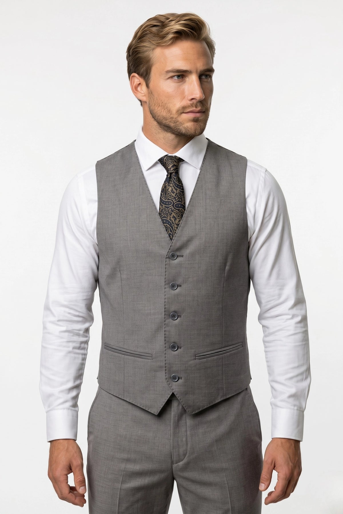 Terno Masculino Poliviscose Slim Lugano