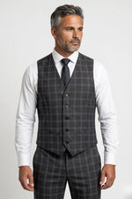 Terno Masculino Poliviscose Slim Xadrez Bellagio