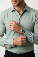 Camisa Social Tech Texturizada com Elastano