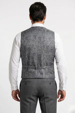 Terno Masculino Poliviscose Slim Príncipe de Gales Vicenza